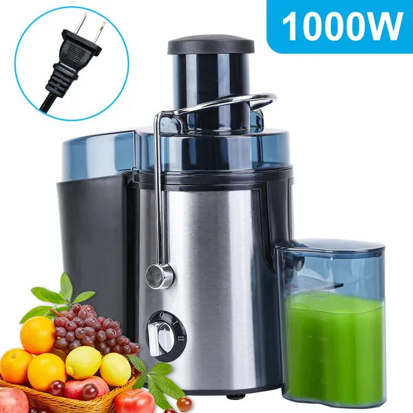1000W Centrifugal Juicer Juice Extractor With 2 Speeds 3.6in Wide Feed