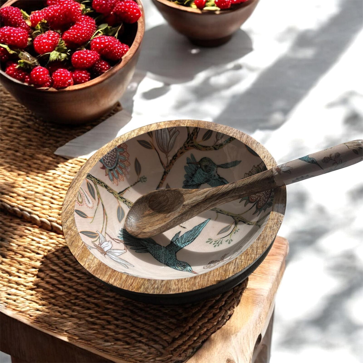 Mango wood serving bowl set, Welcome Home Gift, Housewarming