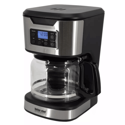 Better Chef 12-Cup Programmable Coffee Maker with Stainless Steel