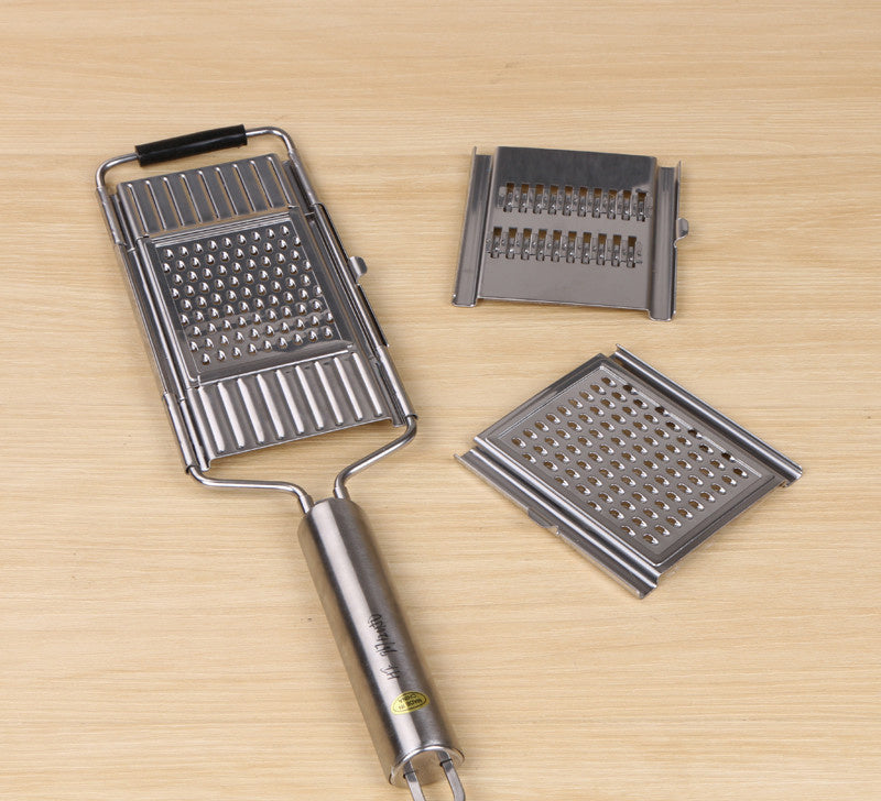 Stainless steel grater and peeler