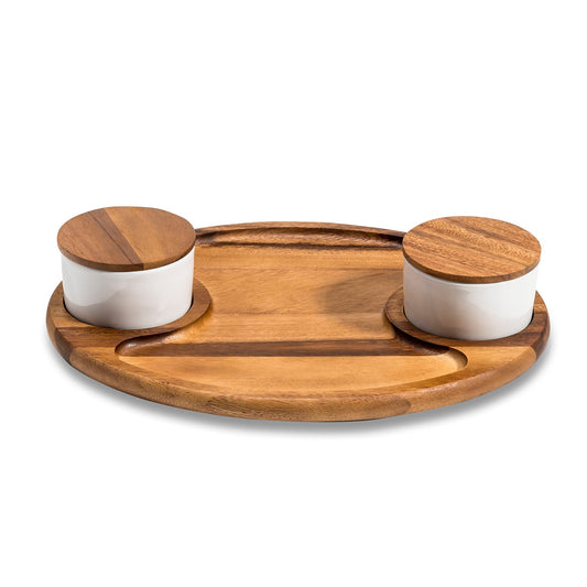 Charcuterie tray with bowls