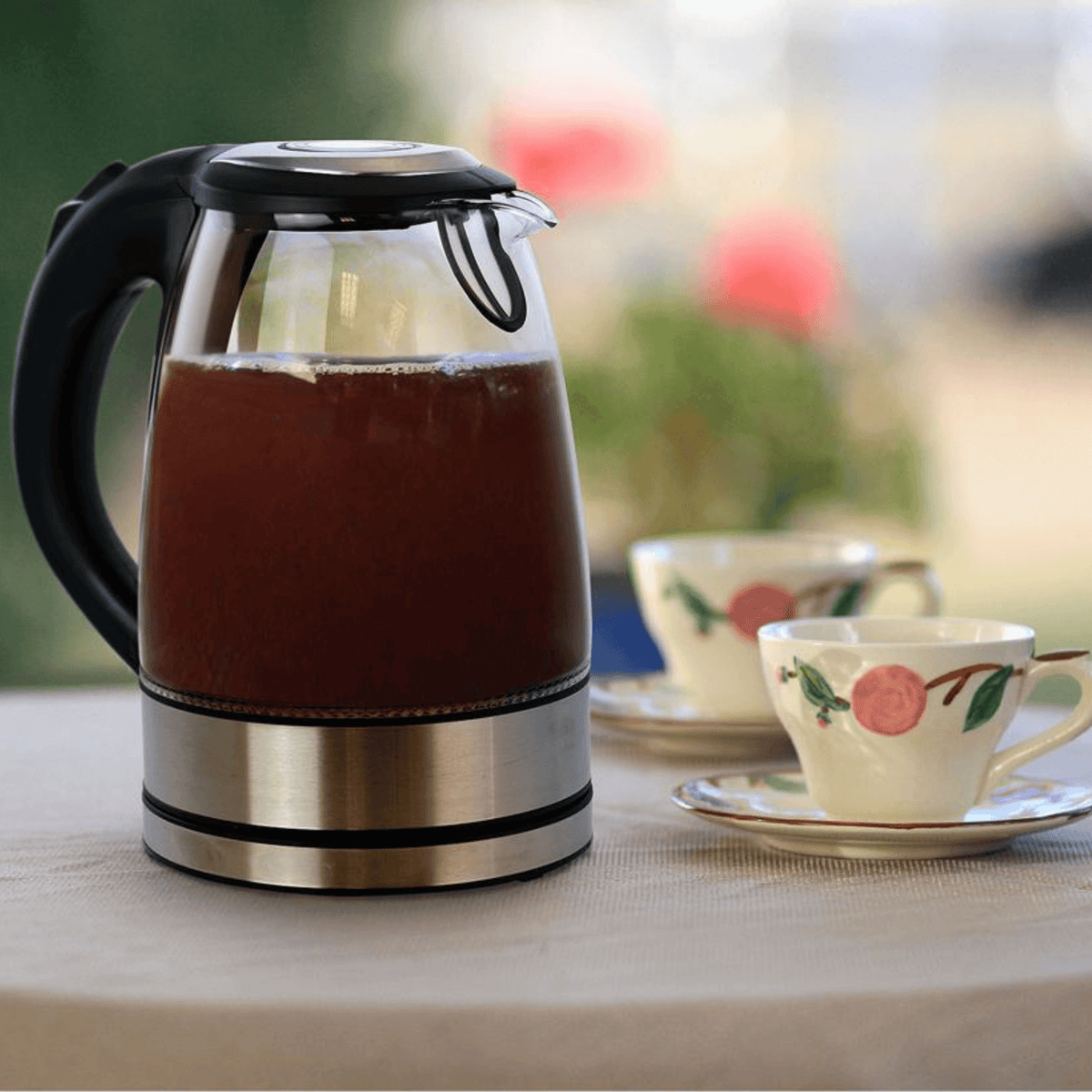Better Chef 1500W 7-Cup Cordless Electric Borosilicate Glass Kettle