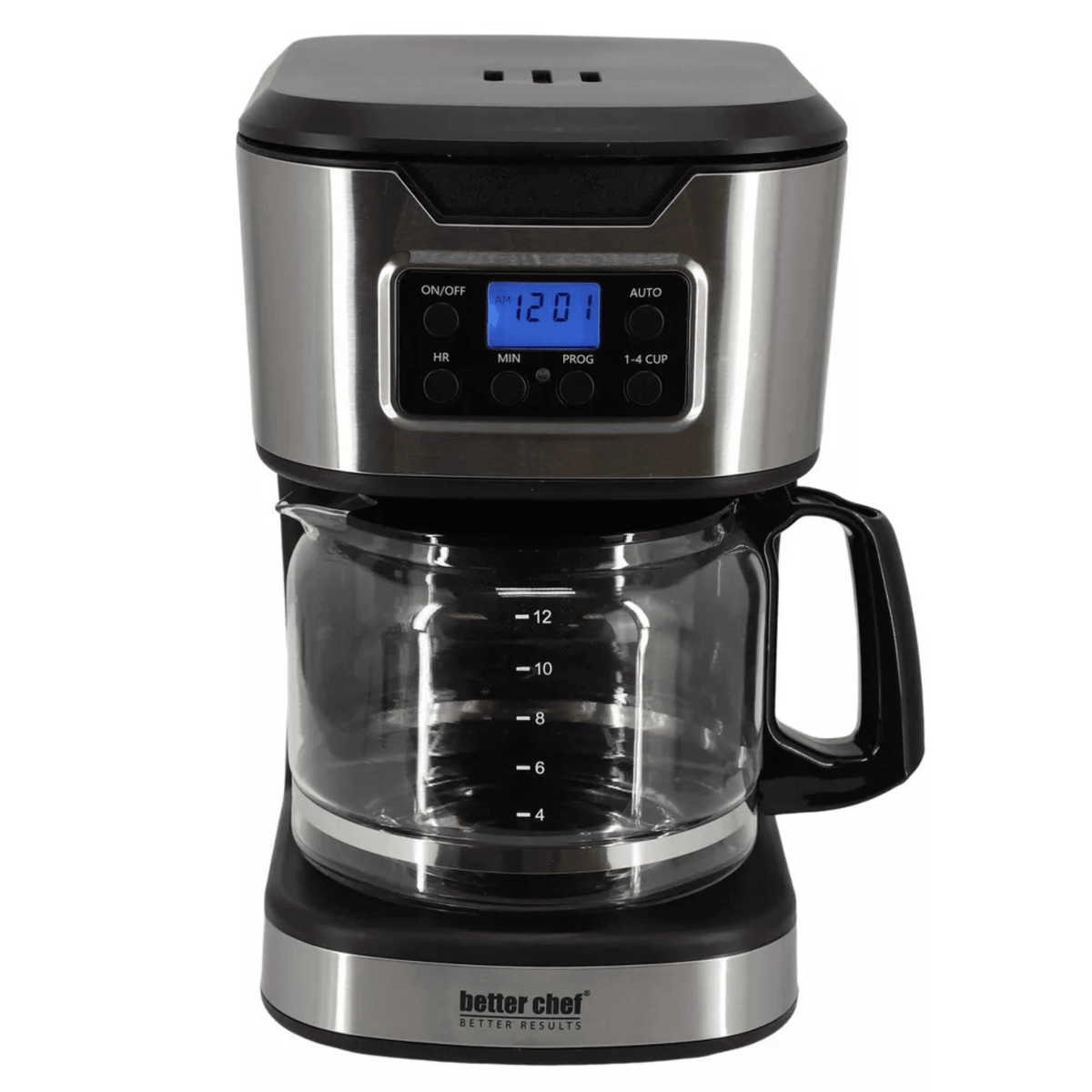 Better Chef 12-Cup Programmable Coffee Maker with Stainless Steel