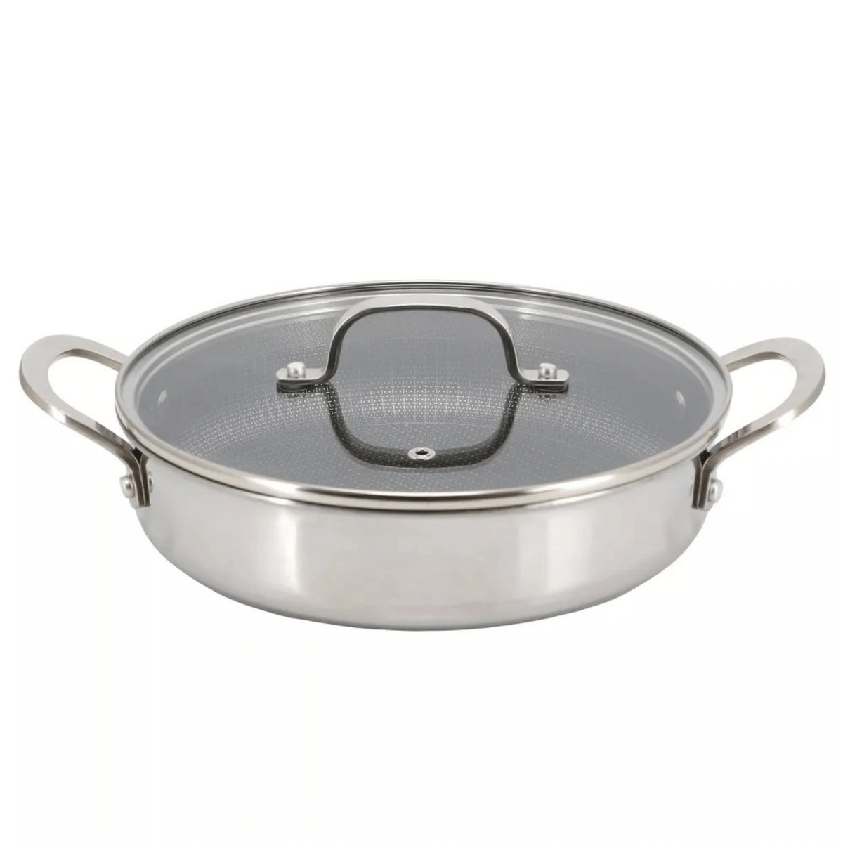 Better Chef 9-Inch 3-Ply Stainless Steel Nonstick Deep Fry Pan with